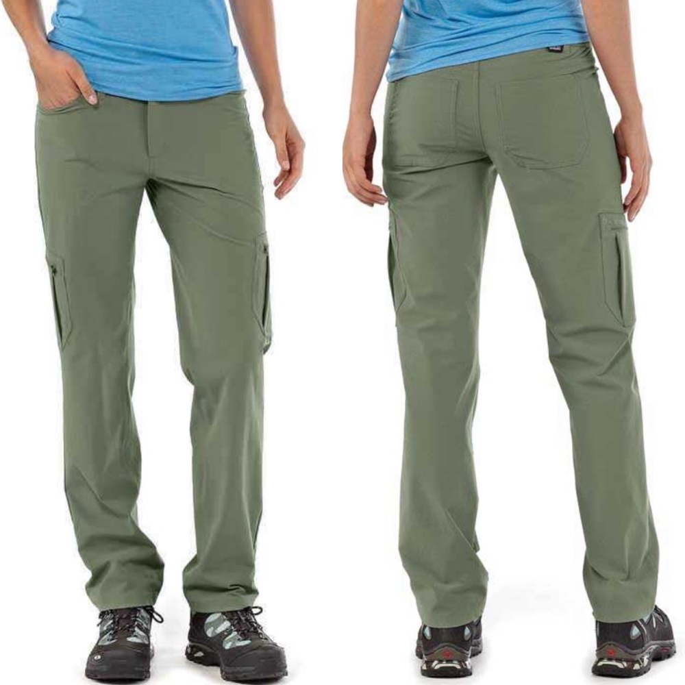 Women’s Patagonia Tribune Green Hiking Pants - Picture 1 of 12